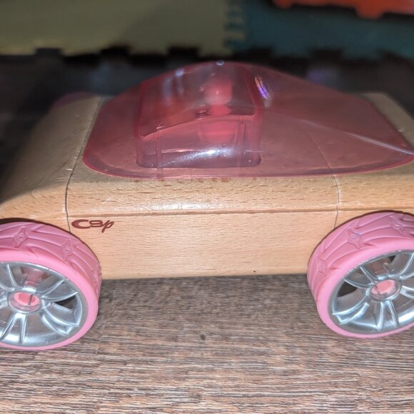Automoblox Pink/natural Wood Wooden Toy Car C9p rare - Picture 6 of 10